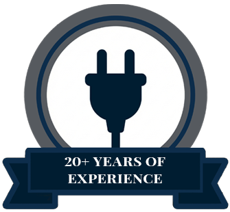 20+ Years Of Experience Badge